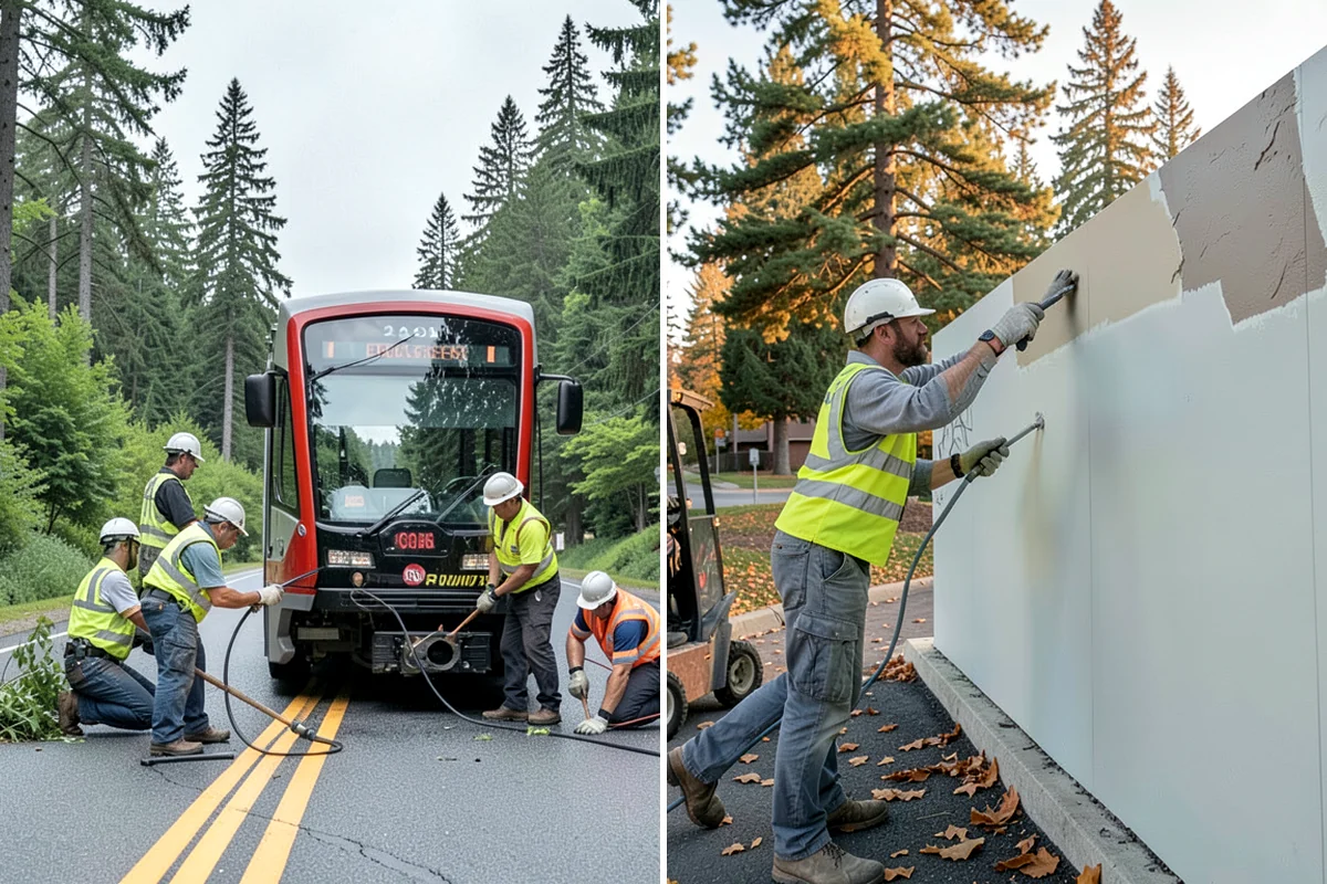 Playground Equipment Installation in Seattle, King County, WA - Review manufacturer plans and confirm layout, use zones, and footings