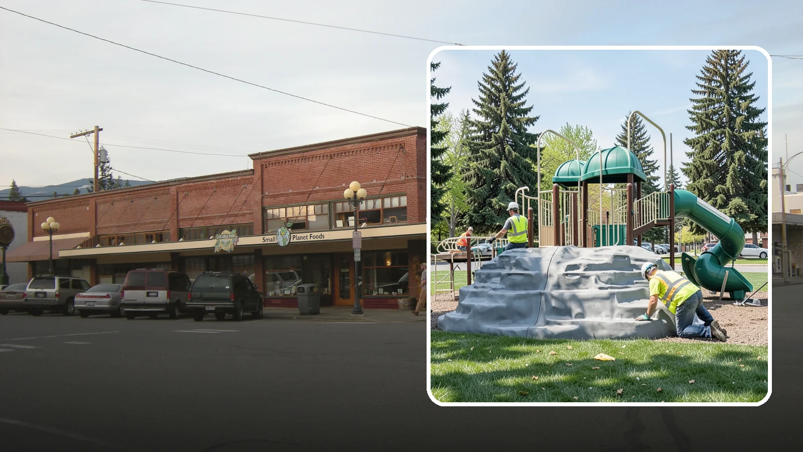 Playground Equipment Installation in Sedro-Woolley, Skagit County, WA - Installation of playground structures to CPSC and ASTM safety standards with certified inspection at turnover.