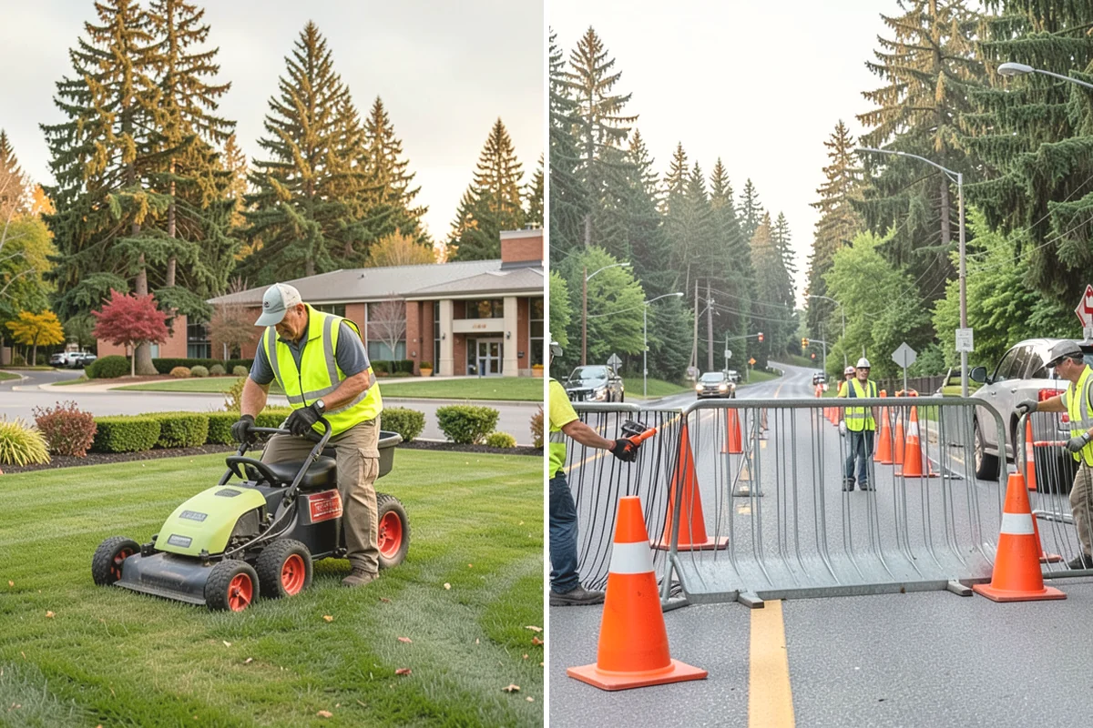 Playground Equipment Installation in Tukwila, King County, WA - Review manufacturer plans and confirm layout, use zones, and footings