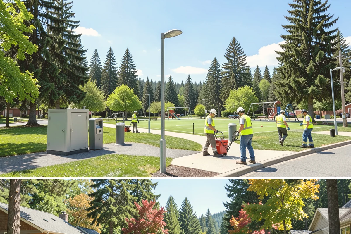 Playground Inspections in Orting, Pierce County, WA - Inspections are commonly scheduled in early spring and again mid-summer to catch wear before and during peak use.