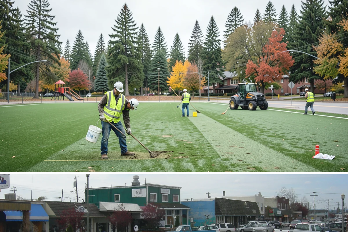 Playground Inspections in Stanwood, Snohomish County, WA - Inspections are commonly scheduled in early spring and again mid-summer to catch wear before and during peak use.