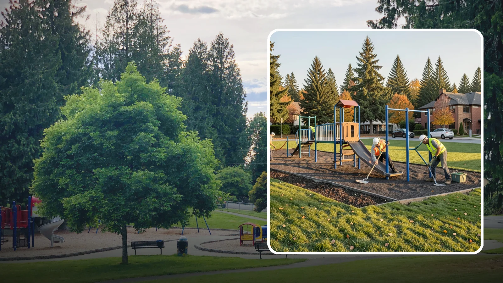 Playground Maintenance in Bonney Lake, Pierce County, WA - Preventive upkeep of playground structures, surfacing, and hardware that keeps public play areas compliant and safe.