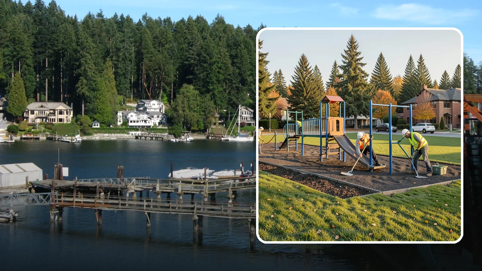 Playground Maintenance in Gig Harbor, Pierce County, WA - Preventive upkeep of playground structures, surfacing, and hardware that keeps public play areas compliant and safe.