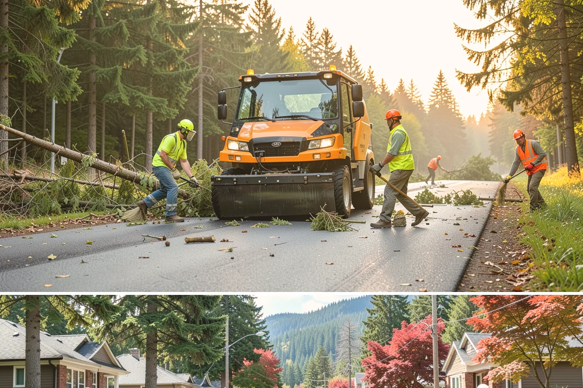 Playground Maintenance in Hunts Point, King County, WA - Servicing runs year-round, with heavier surfacing top-offs in spring ahead of the busy summer play season.