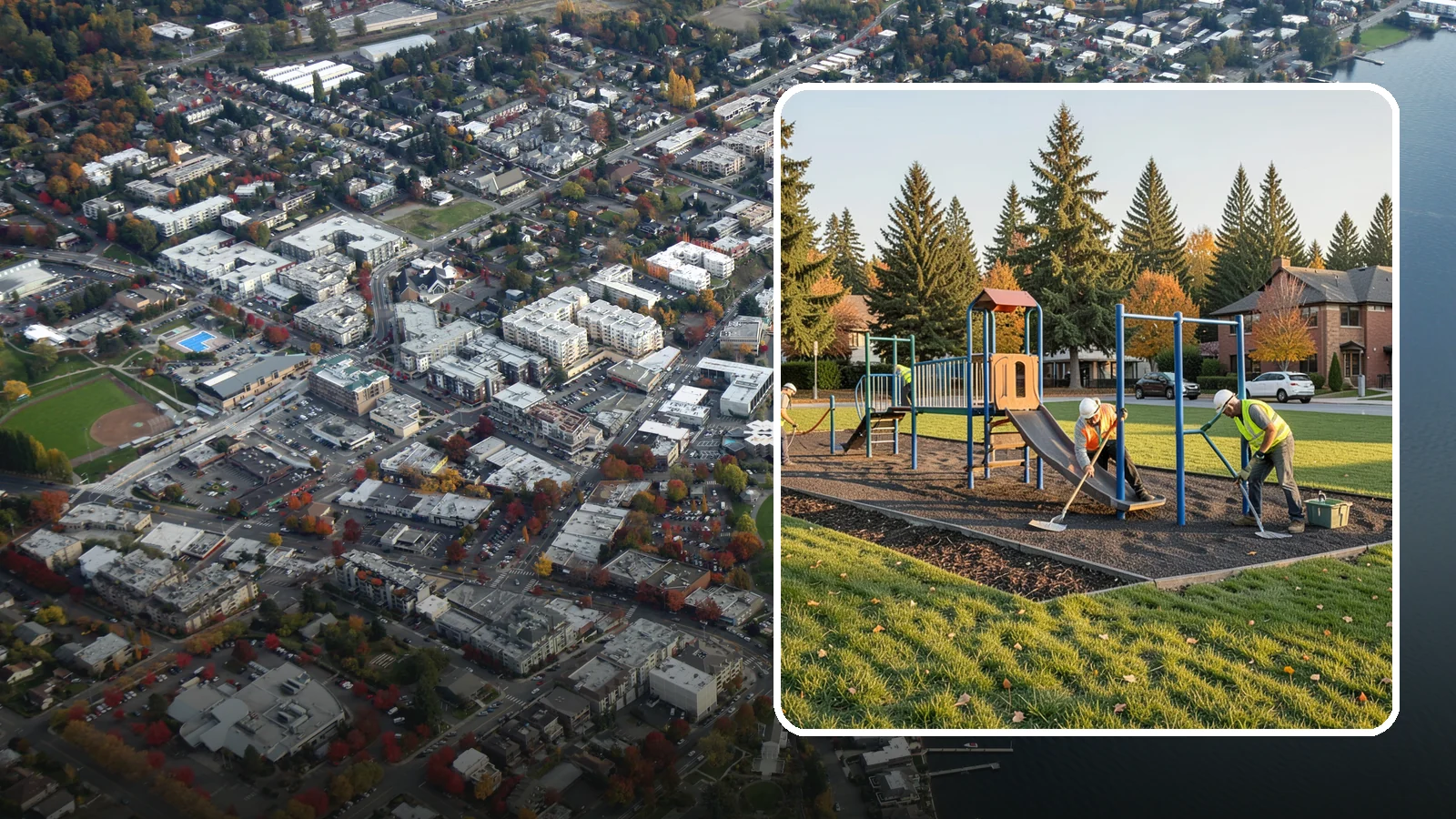Playground Maintenance in Kirkland, King County, WA - Preventive upkeep of playground structures, surfacing, and hardware that keeps public play areas compliant and safe.