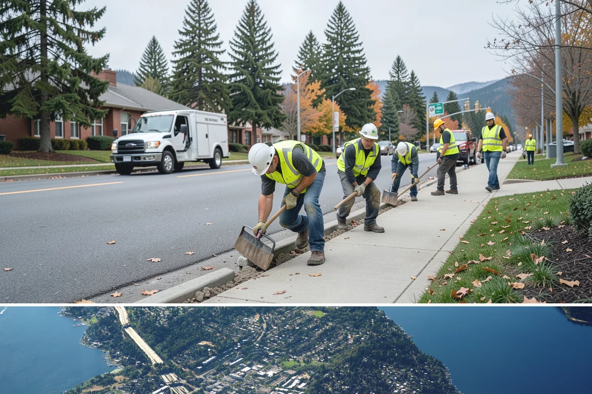 Playground Maintenance in Mercer Island, King County, WA - Servicing runs year-round, with heavier surfacing top-offs in spring ahead of the busy summer play season.