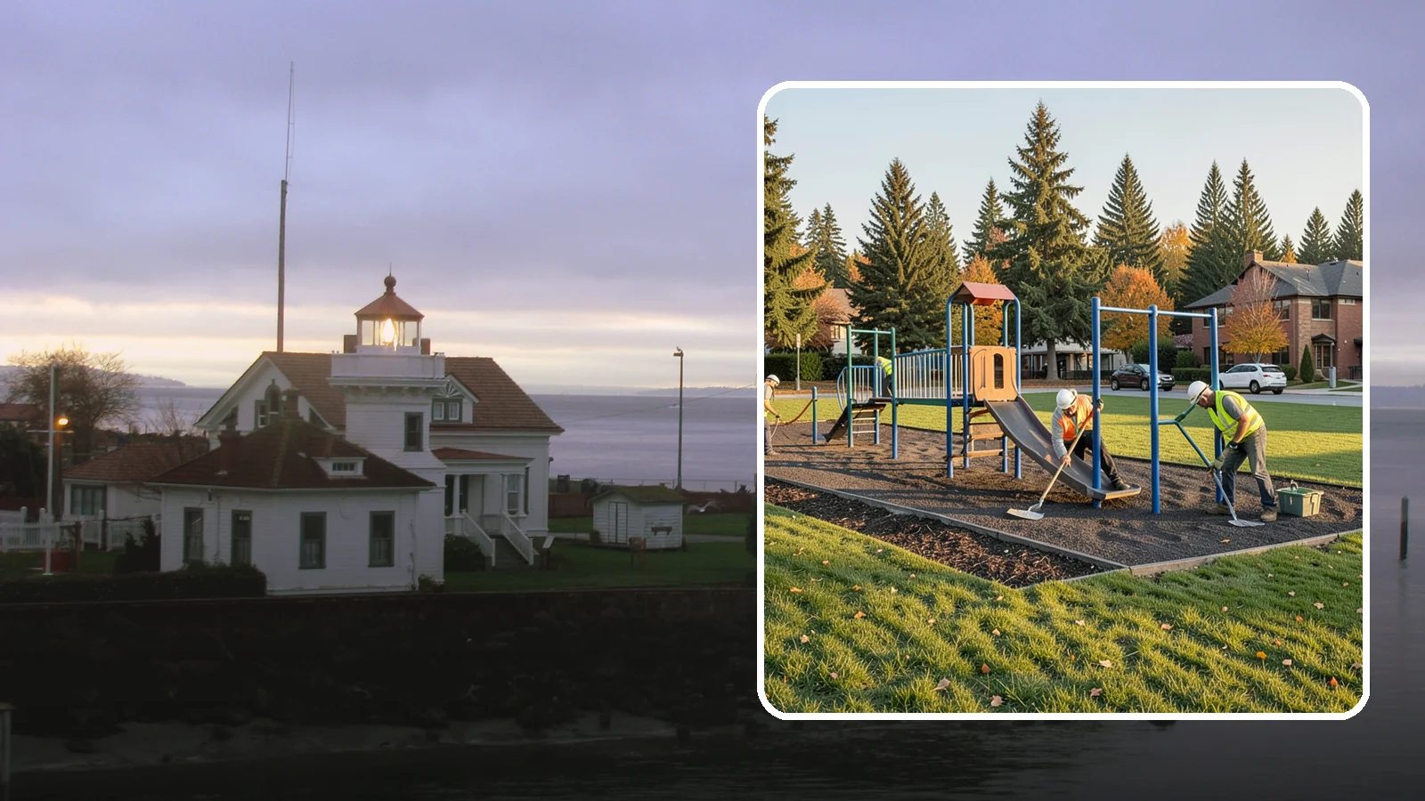 Playground Maintenance in Mukilteo, Snohomish County, WA - Preventive upkeep of playground structures, surfacing, and hardware that keeps public play areas compliant and safe.