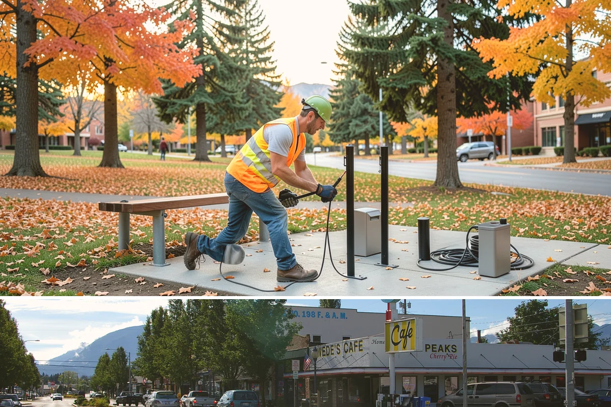 Playground Maintenance in North Bend, King County, WA - Servicing runs year-round, with heavier surfacing top-offs in spring ahead of the busy summer play season.