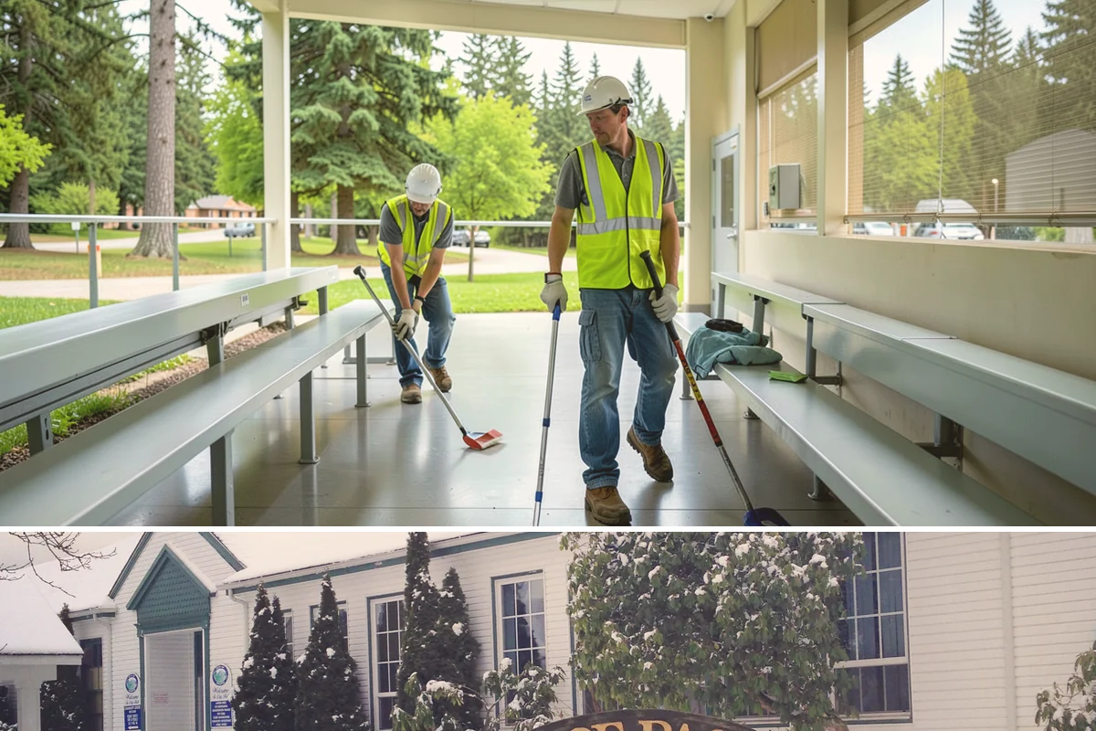 Playground Maintenance in Pacific, King County, WA - Servicing runs year-round, with heavier surfacing top-offs in spring ahead of the busy summer play season.