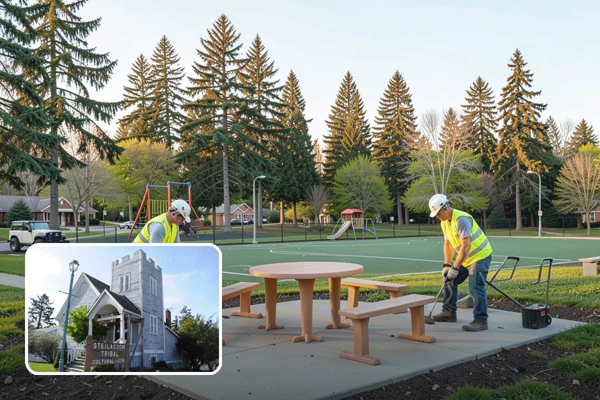 Playground Maintenance in Steilacoom, Pierce County, WA - Fewer injury claims through proactive hazard correction