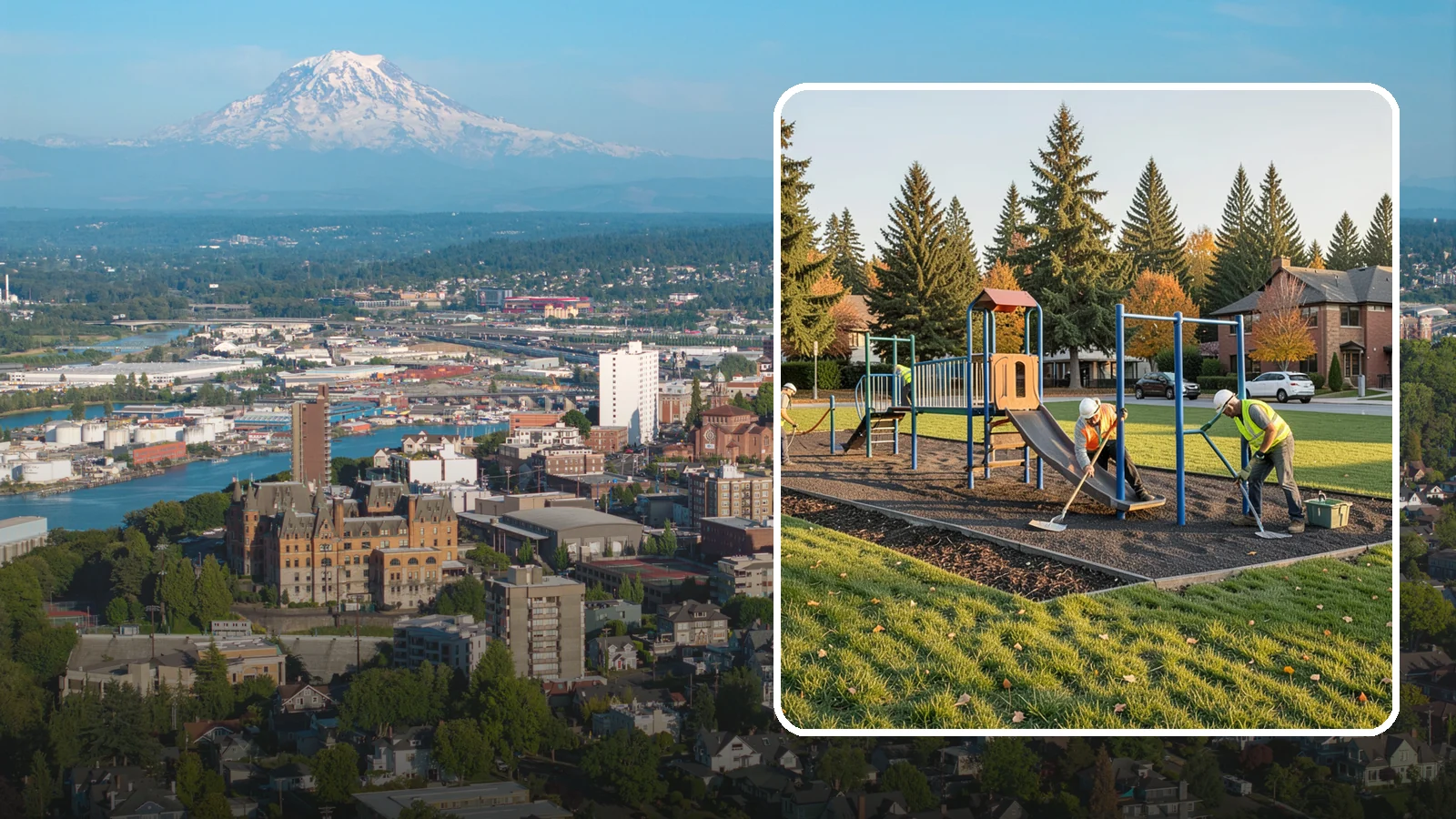 Playground Maintenance in Tacoma, Pierce County, WA - Preventive upkeep of playground structures, surfacing, and hardware that keeps public play areas compliant and safe.