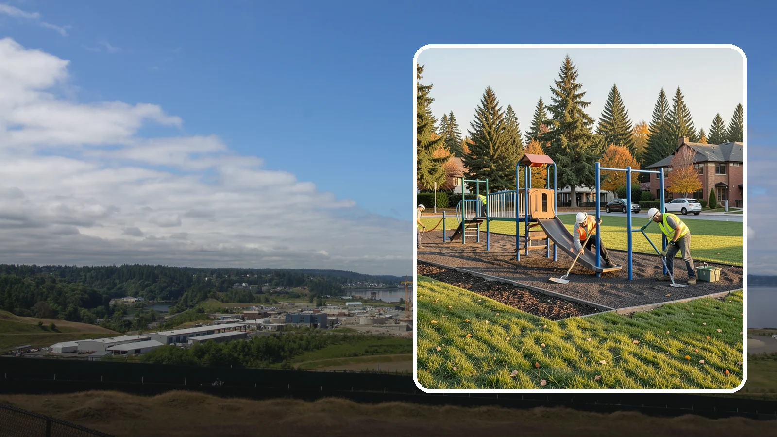 Playground Maintenance in University Place, Pierce County, WA - Preventive upkeep of playground structures, surfacing, and hardware that keeps public play areas compliant and safe.
