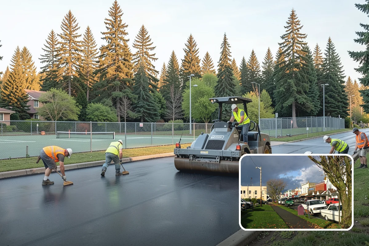 Playground Mulch Installation in Arlington, Snohomish County, WA - Restores certified fall-height protection under play equipment