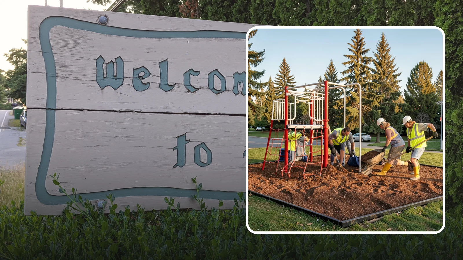 Playground Mulch Installation in Brier, Snohomish County, WA - Engineered wood fiber and mulch installation that maintains safe fall-attenuating surfaces under public play equipment.