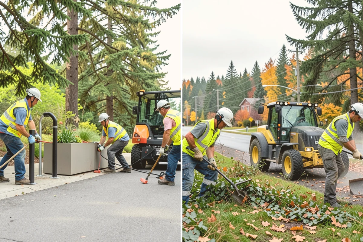 Playground Mulch Installation in Brier, Snohomish County, WA - Measure existing surfacing depth against required fall-height rating