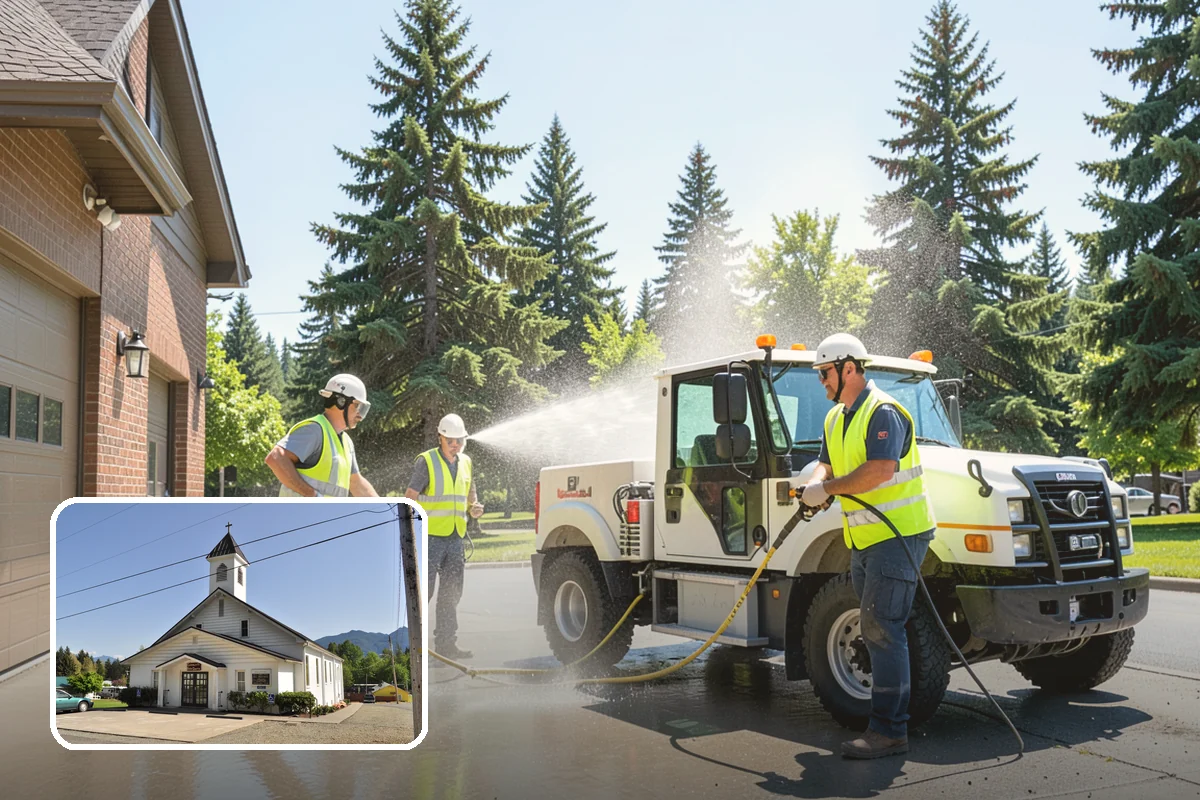 Playground Mulch Installation in Concrete, Skagit County, WA - Restores certified fall-height protection under play equipment