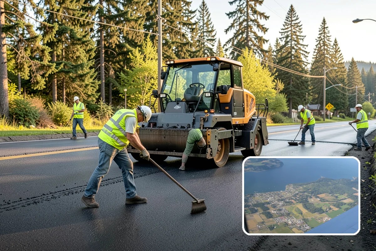 Playground Mulch Installation in Coupeville, Island County, WA - Restores certified fall-height protection under play equipment