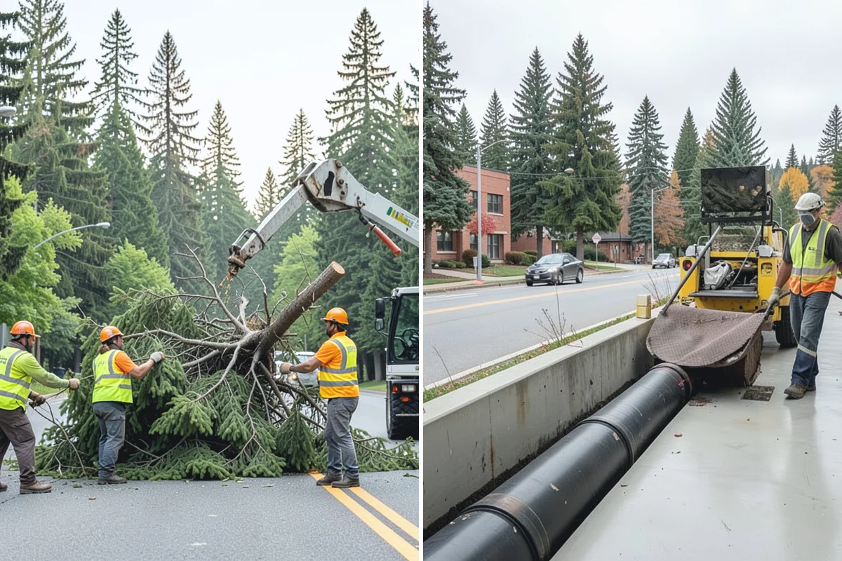 Playground Mulch Installation in Coupeville, Island County, WA - Measure existing surfacing depth against required fall-height rating