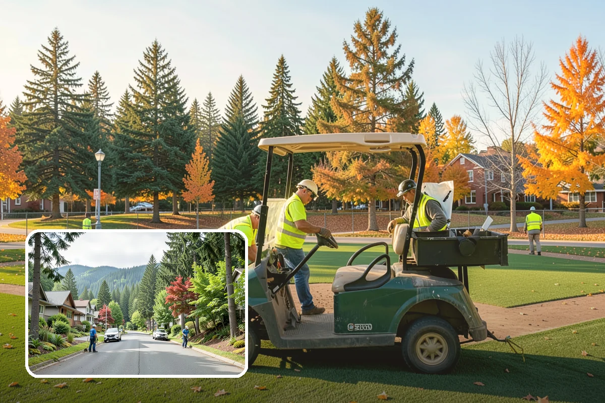 Playground Mulch Installation in Darrington, Snohomish County, WA - Restores certified fall-height protection under play equipment