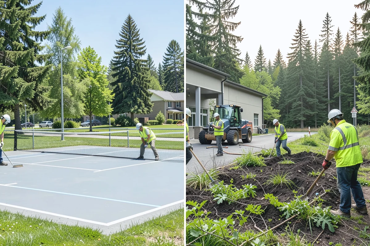 Playground Mulch Installation in Des Moines, King County, WA - Measure existing surfacing depth against required fall-height rating