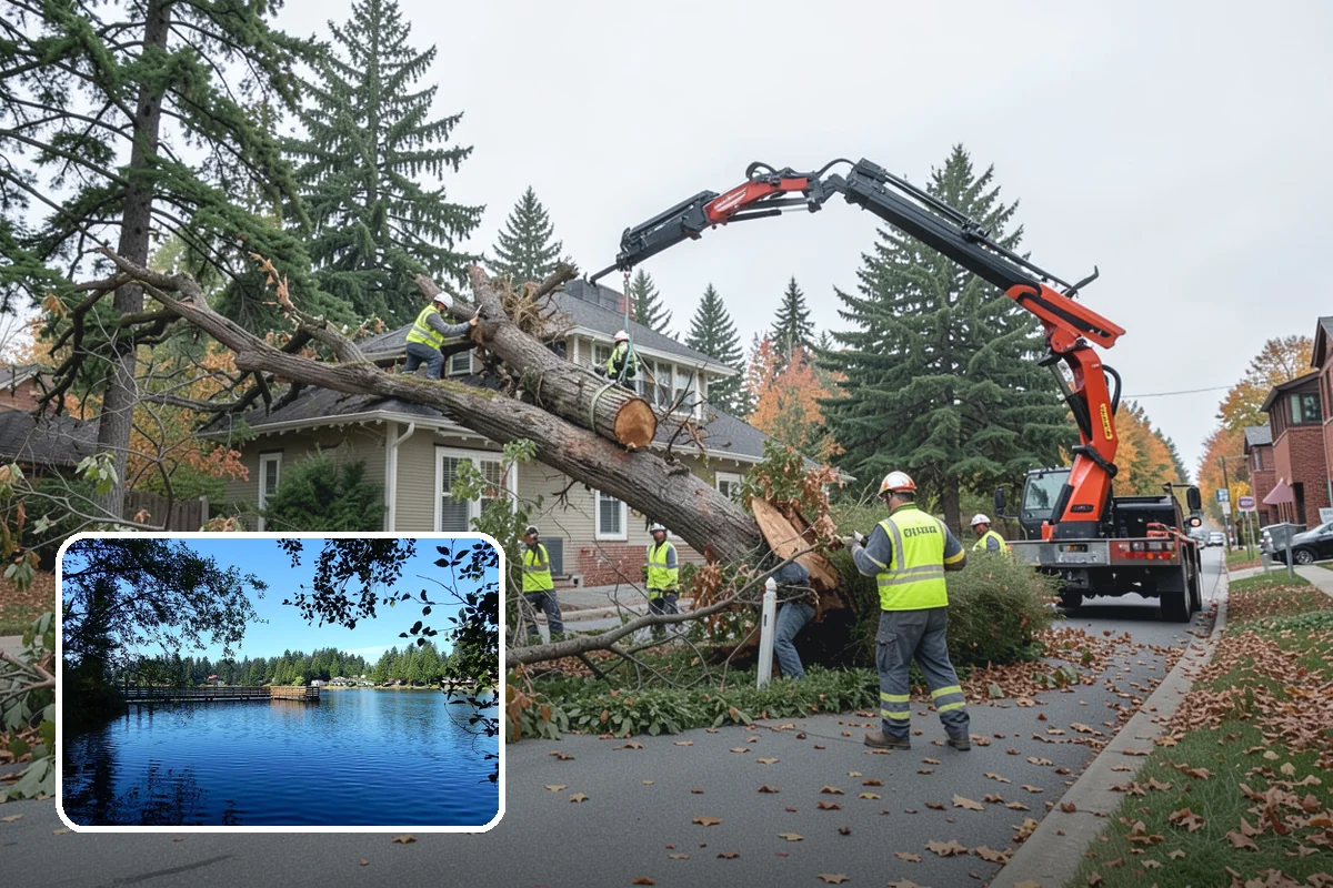 Playground Mulch Installation in Federal Way, King County, WA - Restores certified fall-height protection under play equipment