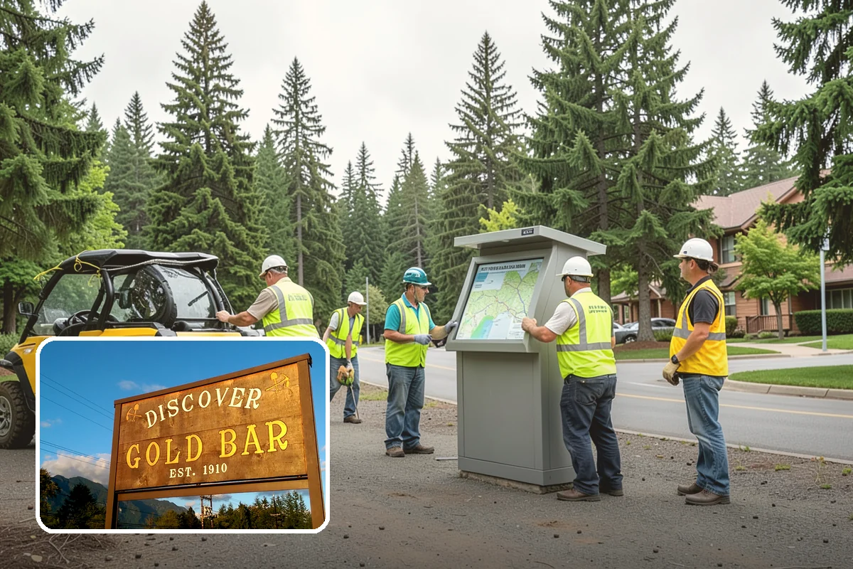 Playground Mulch Installation in Gold Bar, Snohomish County, WA - Restores certified fall-height protection under play equipment