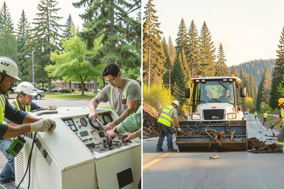 Playground Mulch Installation in Kent, King County, WA - Measure existing surfacing depth against required fall-height rating