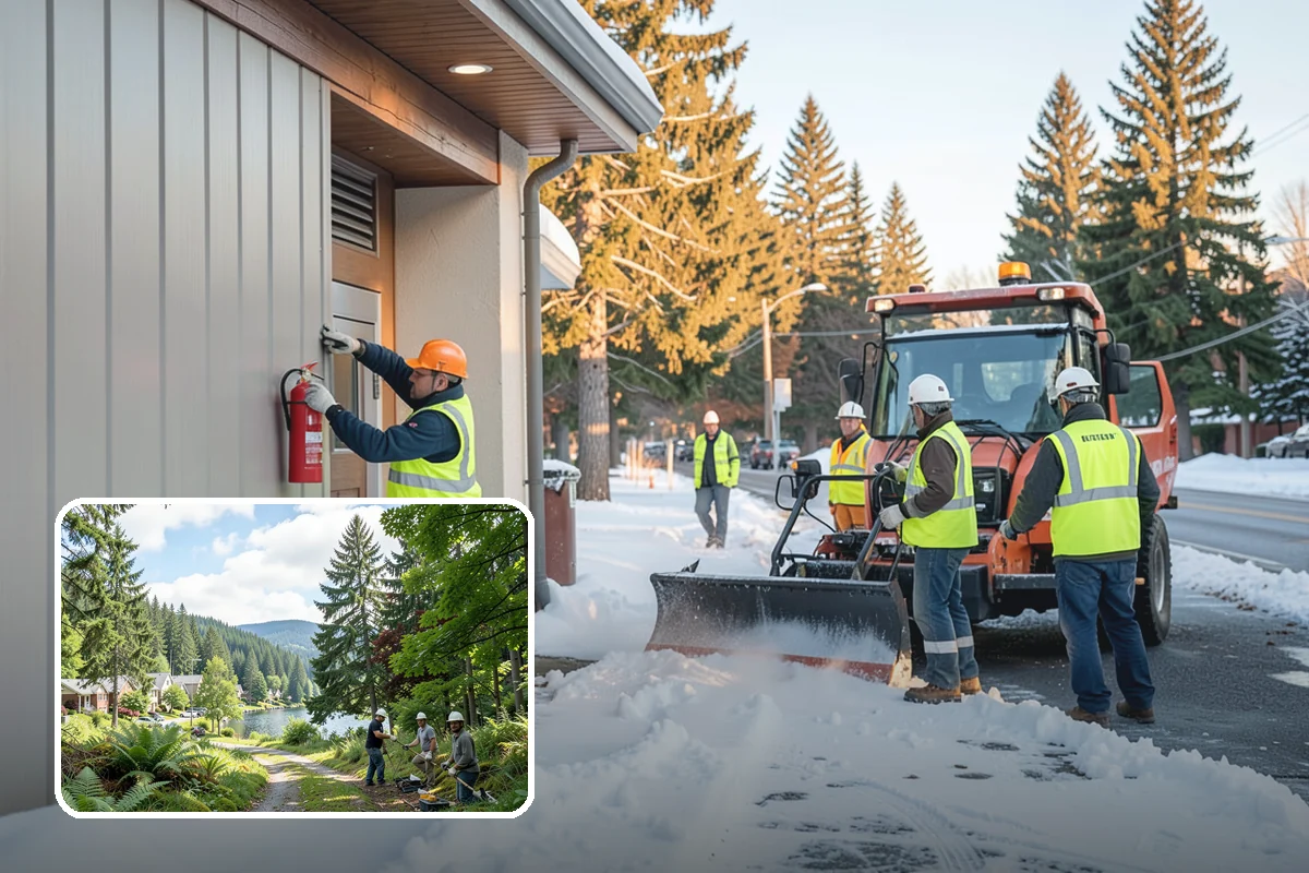 Playground Mulch Installation in Lake Forest Park, King County, WA - Restores certified fall-height protection under play equipment