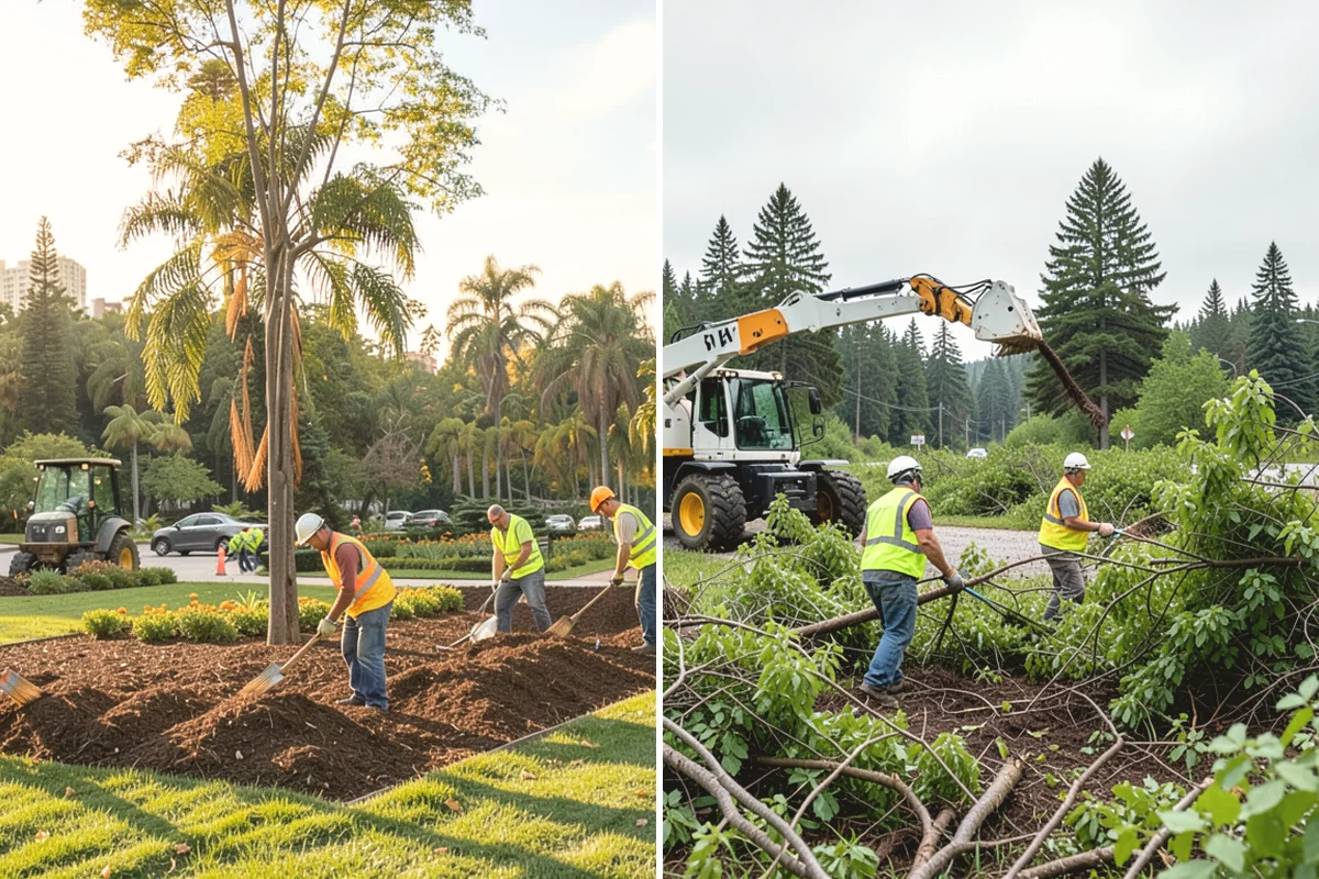 Playground Mulch Installation in Mercer Island, King County, WA - Measure existing surfacing depth against required fall-height rating