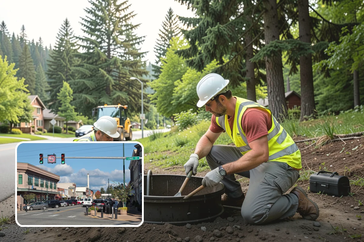 Playground Mulch Installation in Monroe, Snohomish County, WA - Restores certified fall-height protection under play equipment
