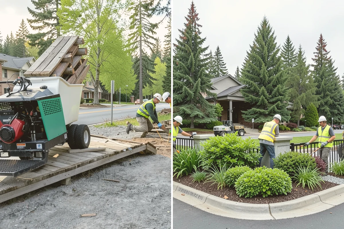 Playground Mulch Installation in Stanwood, Snohomish County, WA - Measure existing surfacing depth against required fall-height rating