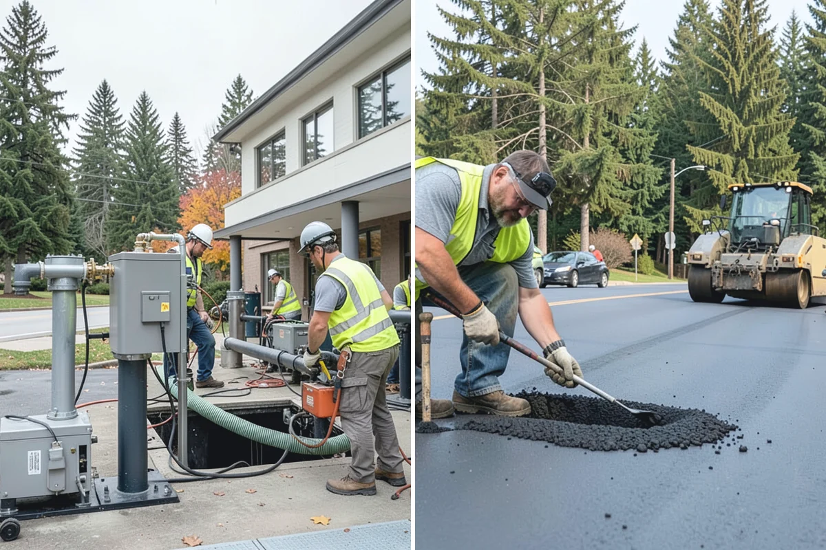 Playground Mulch Installation in Woodinville, King County, WA - Measure existing surfacing depth against required fall-height rating