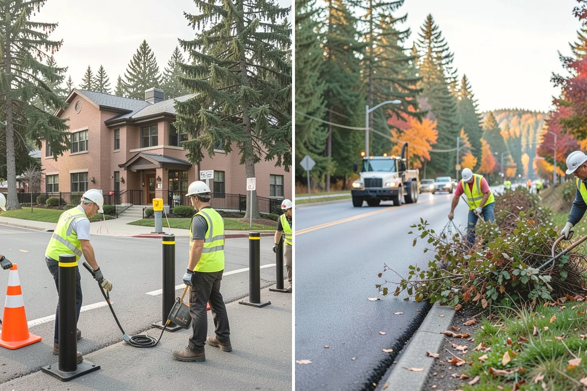Playground Mulch Installation in Yarrow Point, King County, WA - Measure existing surfacing depth against required fall-height rating