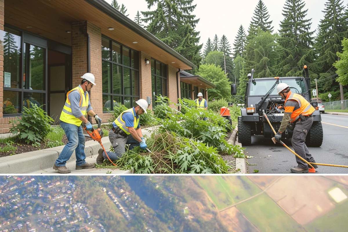 Playground Surface Repair in Algona, King County, WA - Poured-in-place work is best scheduled in the dry summer months, while wood fiber replenishment can occur nearly year-round.