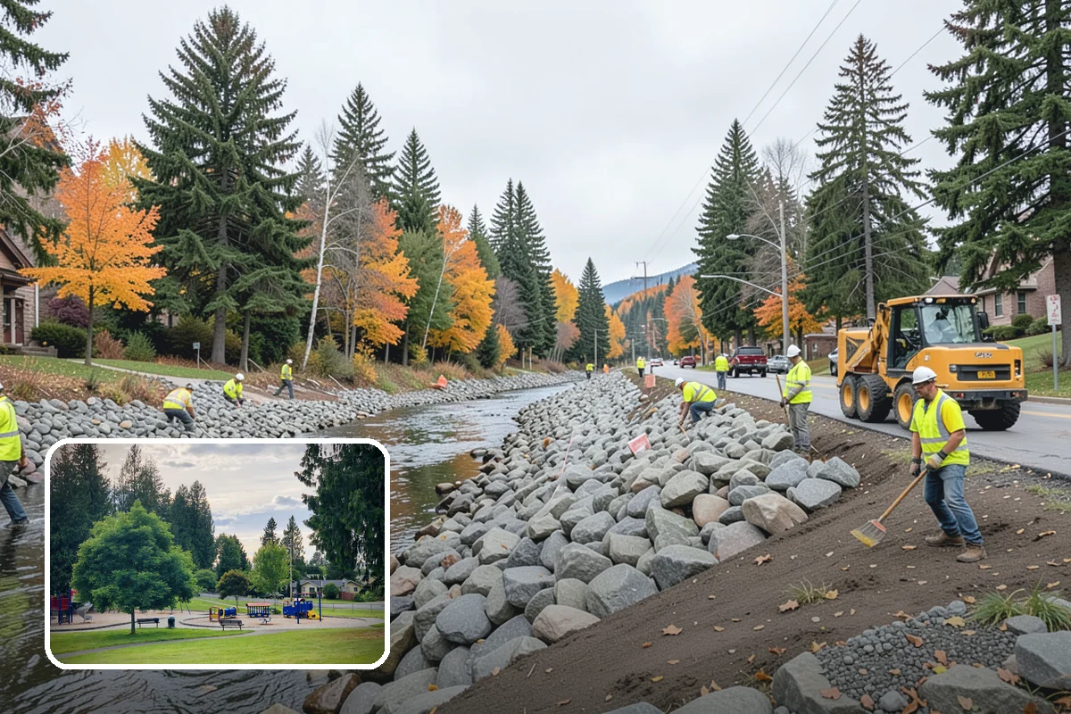 Playground Surface Repair in Bonney Lake, Pierce County, WA - Restored impact protection that lowers injury risk and liability