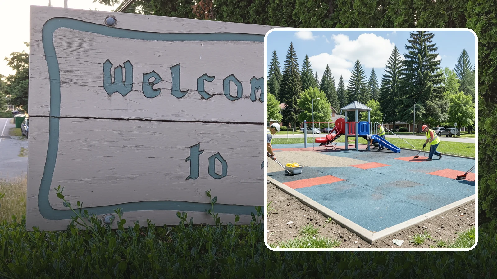 Playground Surface Repair in Brier, Snohomish County, WA - Restoration and repair of playground fall surfacing to keep impact-attenuation zones compliant and hazard-free.
