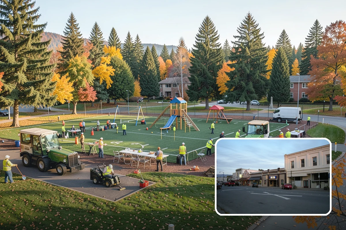 Playground Surface Repair in Burlington, Skagit County, WA - Restored impact protection that lowers injury risk and liability