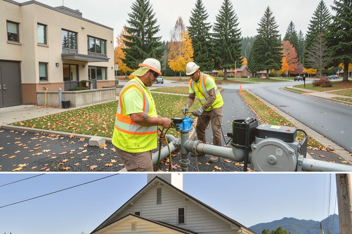 Playground Surface Repair in Concrete, Skagit County, WA - Poured-in-place work is best scheduled in the dry summer months, while wood fiber replenishment can occur nearly year-round.