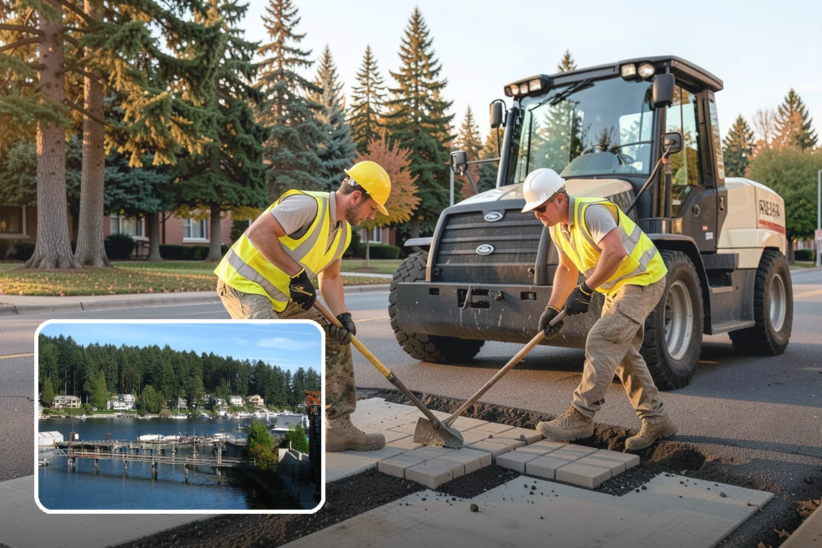 Playground Surface Repair in Gig Harbor, Pierce County, WA - Restored impact protection that lowers injury risk and liability