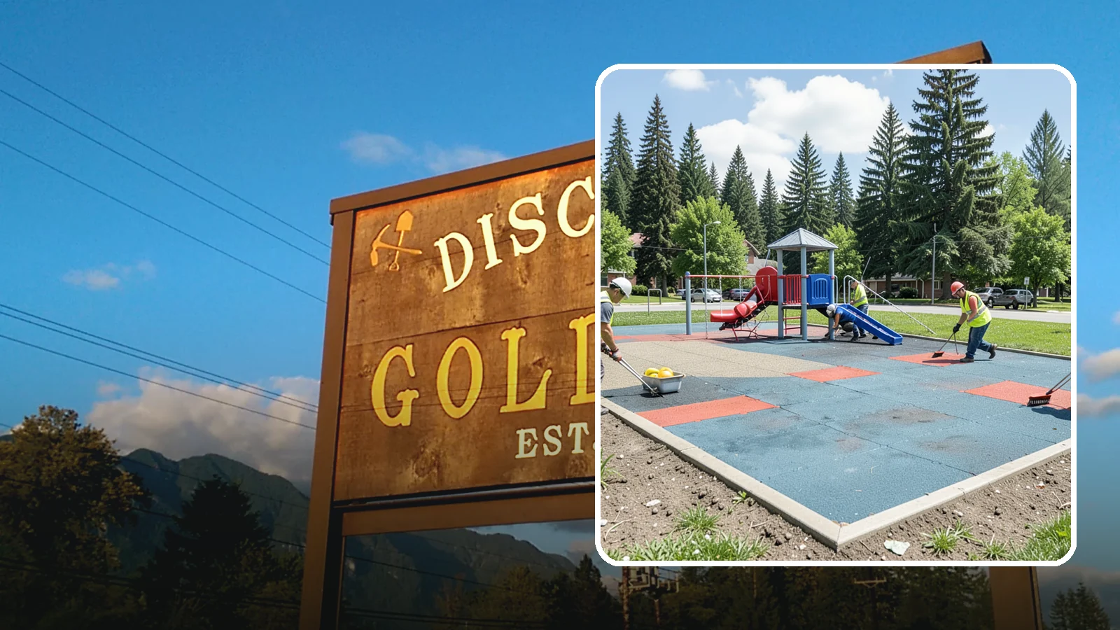 Playground Surface Repair in Gold Bar, Snohomish County, WA - Restoration and repair of playground fall surfacing to keep impact-attenuation zones compliant and hazard-free.