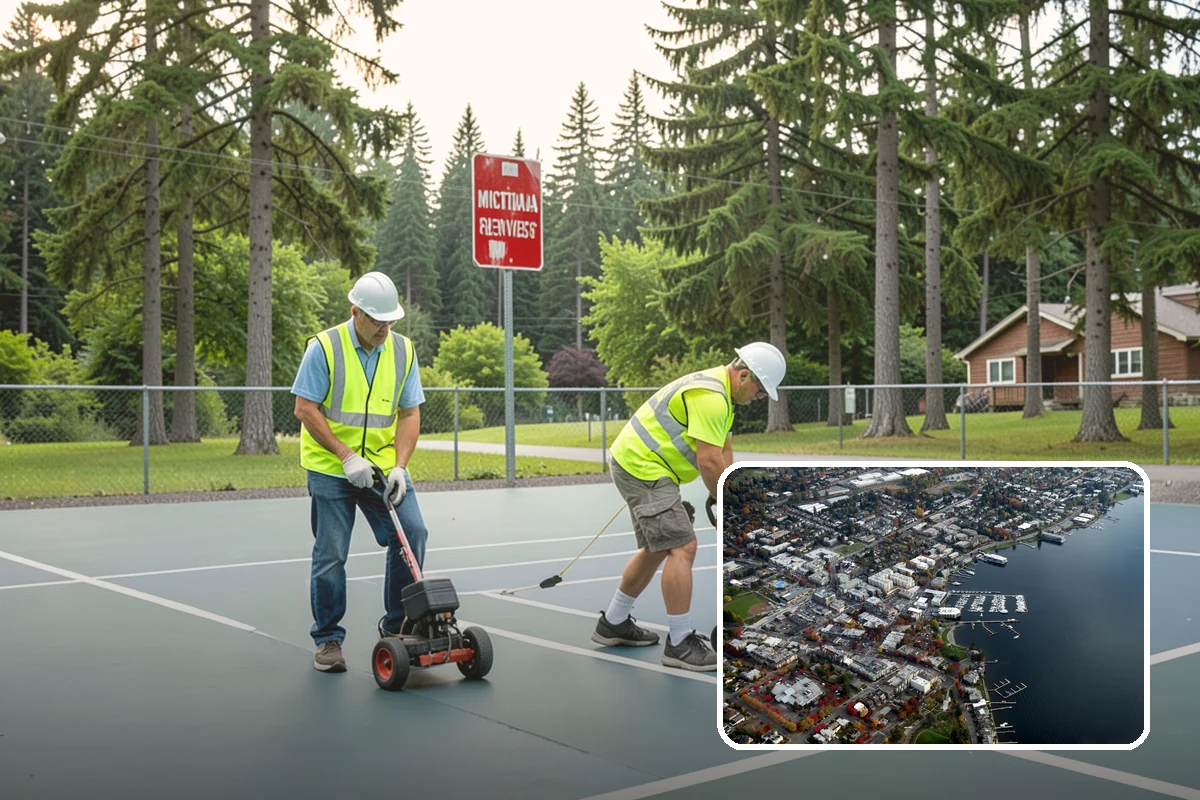 Playground Surface Repair in Kirkland, King County, WA - Restored impact protection that lowers injury risk and liability