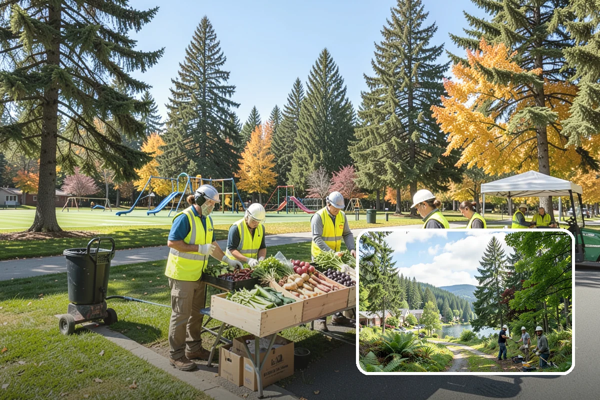 Playground Surface Repair in Lake Forest Park, King County, WA - Restored impact protection that lowers injury risk and liability