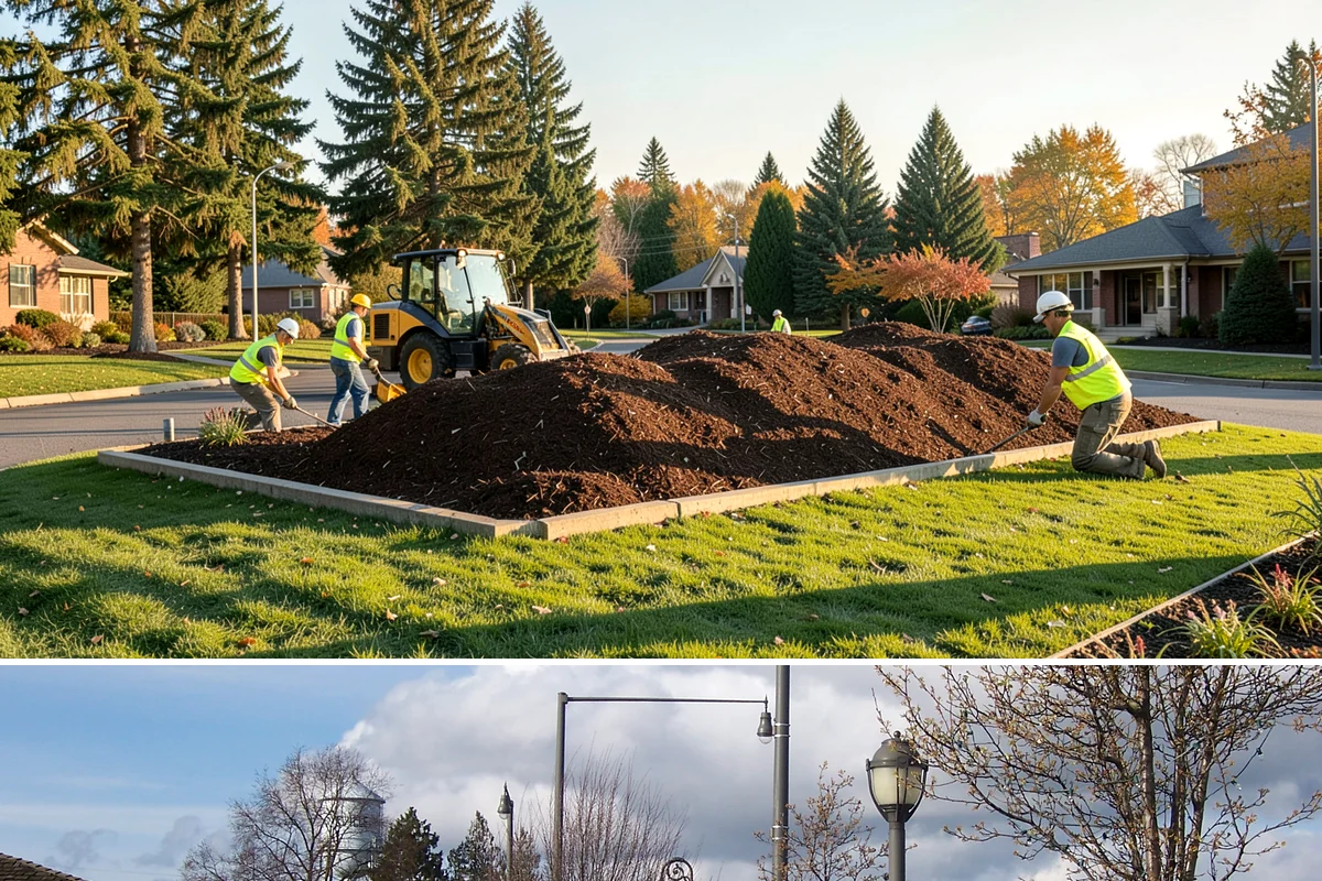 Playground Surface Repair in Marysville, Snohomish County, WA - Poured-in-place work is best scheduled in the dry summer months, while wood fiber replenishment can occur nearly year-round.
