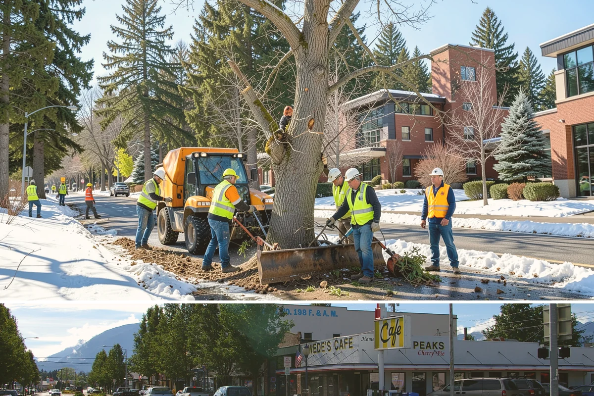 Playground Surface Repair in North Bend, King County, WA - Poured-in-place work is best scheduled in the dry summer months, while wood fiber replenishment can occur nearly year-round.
