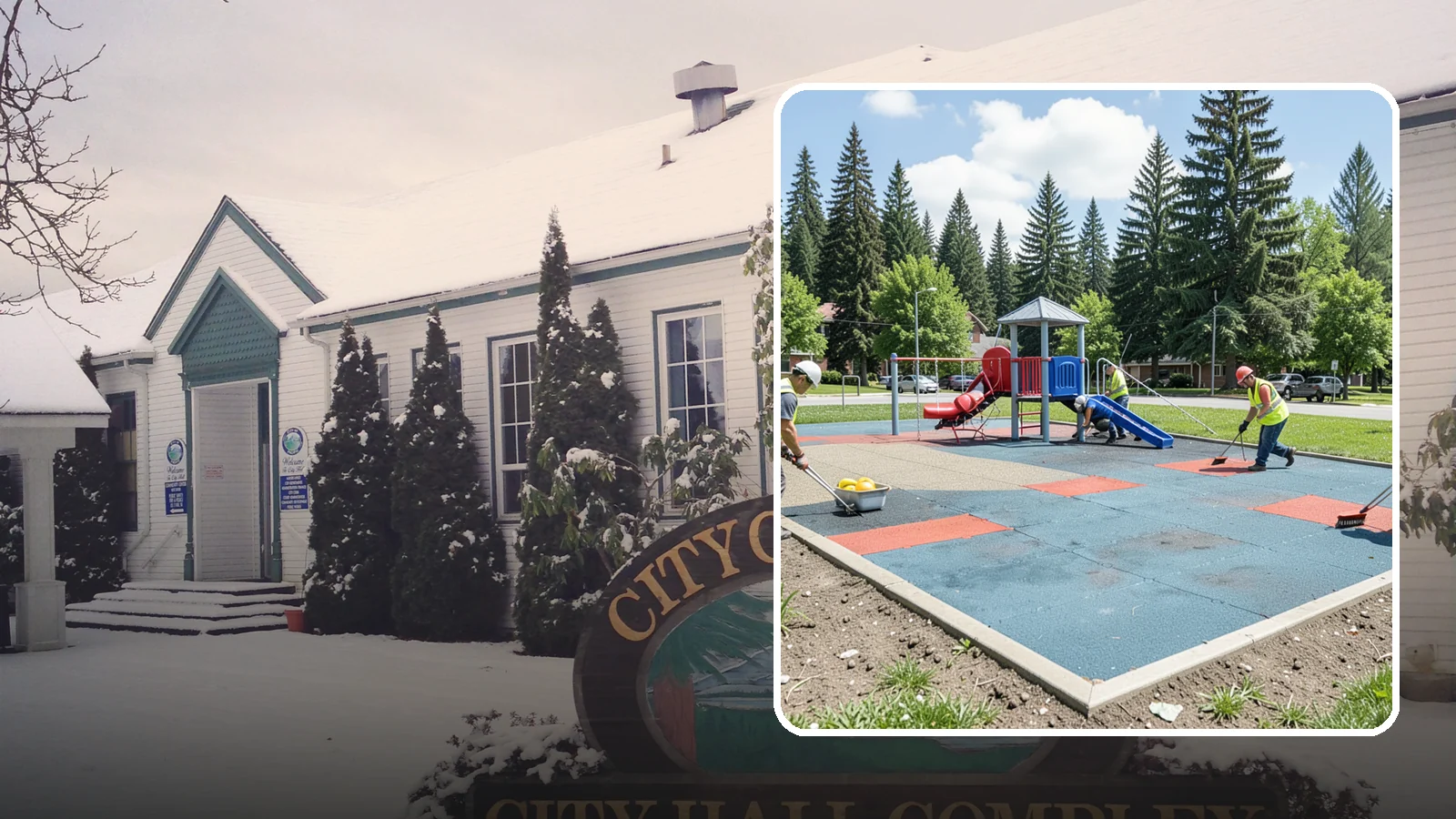 Playground Surface Repair in Pacific, King County, WA - Restoration and repair of playground fall surfacing to keep impact-attenuation zones compliant and hazard-free.