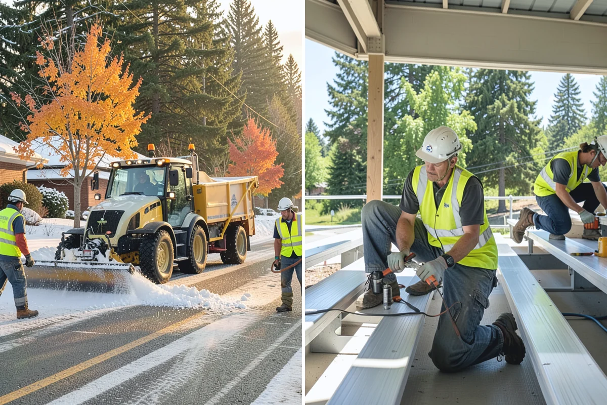 Playground Surface Repair in Redmond, King County, WA - Inspect surfacing to identify worn, displaced, or damaged areas