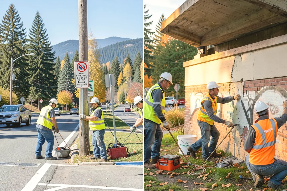 Playground Surface Repair in Ruston, Pierce County, WA - Inspect surfacing to identify worn, displaced, or damaged areas