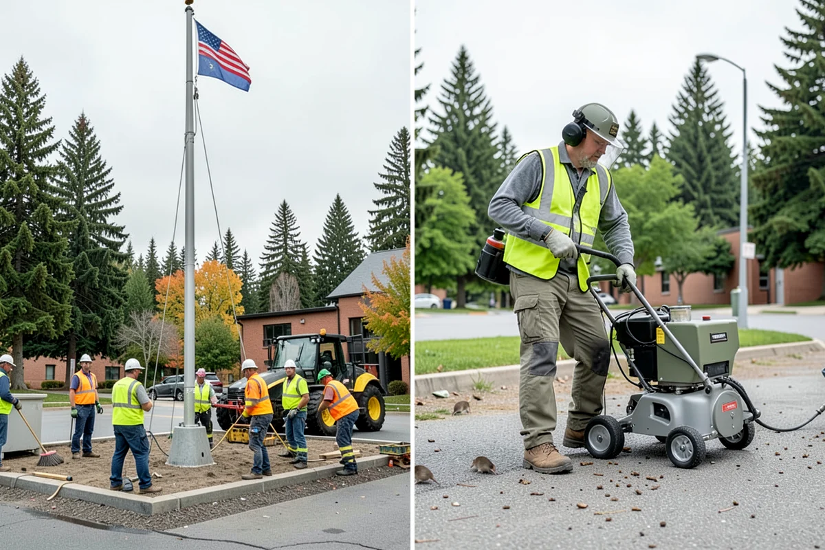 Playground Surface Repair in SeaTac, King County, WA - Inspect surfacing to identify worn, displaced, or damaged areas