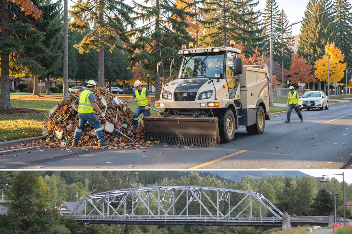 Playground Surface Repair in Skykomish, King County, WA - Poured-in-place work is best scheduled in the dry summer months, while wood fiber replenishment can occur nearly year-round.