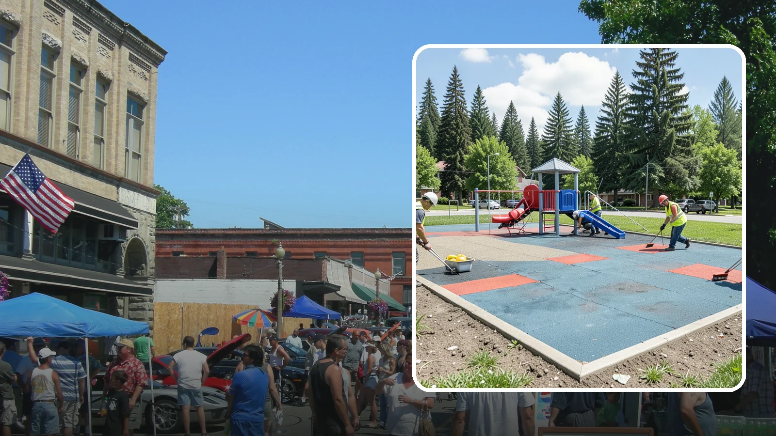 Playground Surface Repair in Snohomish, Snohomish County, WA - Restoration and repair of playground fall surfacing to keep impact-attenuation zones compliant and hazard-free.